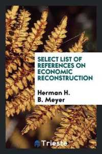 Select List of References on Economic Reconstruction