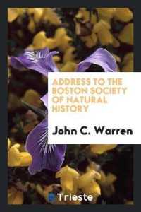 Address to the Boston Society of Natural History
