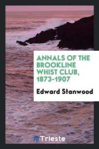 Annals of the Brookline Whist Club, 1873-1907