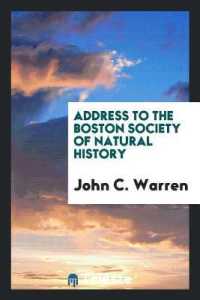 Address to the Boston Society of Natural History