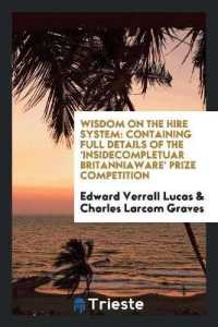 Wisdom on the Hire System : Containing Full Details of the 'insidecompletuar Britanniaware' Prize Competition