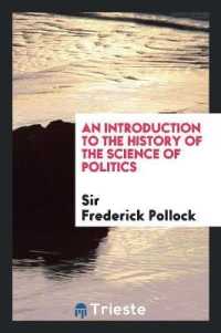 An Introduction to the History of the Science of Politics