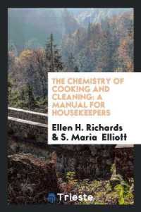 The Chemistry of Cooking and Cleaning : A Manual for Housekeepers