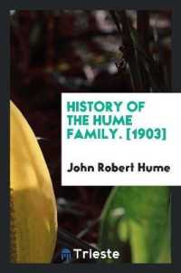 History of the Hume Family ..