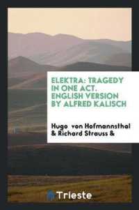 Elektra : Tragedy in One Act