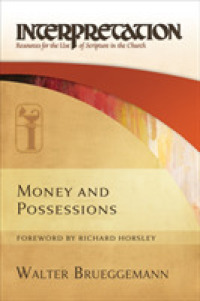Money and Possessions : Interpretation