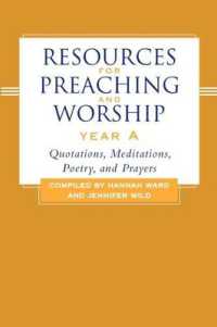 Resources for Preaching and Worship--Year a : Quotations, Meditations, Poetry, and Prayers