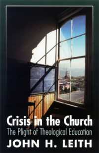 Crisis in the Church : The Plight of Theological Education