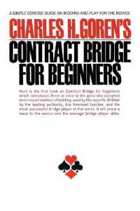 Charles H. Goren's Contract Bridge for Beginners : A Simple Concise Guide for the Novice (Including Point Count Bidding) (A Fireside book)