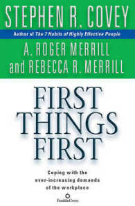 First Things First （Abridged）