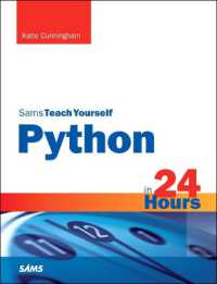 Python in 24 Hours， Sams Teach Yourself (Sams Teach Yourself)