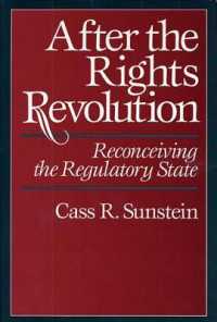 After the Rights Revolution : Reconceiving the Regulatory State