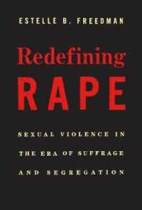 レイプの再定義<br>Redefining Rape : Sexual Violence in the Era of Suffrage and Segregation