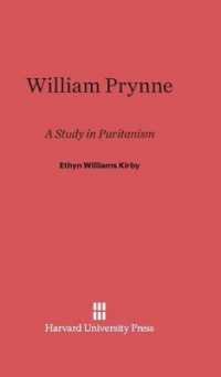William Prynne : A Study in Puritanism