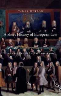 ヨーロッパ法小史<br>A Short History of European Law : The Last Two and a Half Millennia