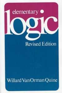 Elementary Logic : Revised Edition （3RD）