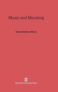 Music and Meaning （Reprint 2014）