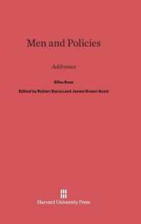 Men and Policies : Addresses