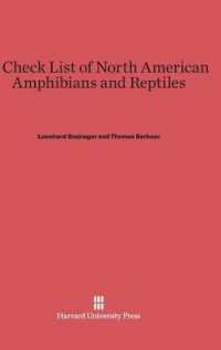 A Check List of North American Amphibians and Reptiles : Fourth Edition