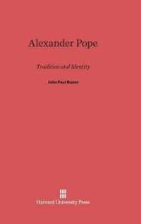 Alexander Pope : Tradition and Identity