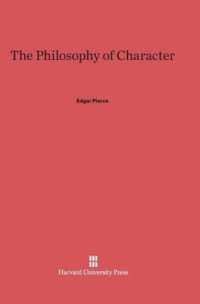 The Philosophy of Character （Reprint 2014）