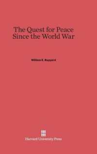 The Quest for Peace since the World War