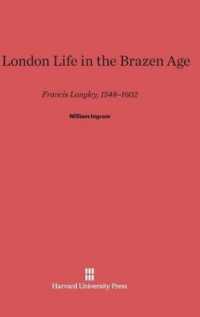 A London Life in the Brazen Age : Francis Langley， 1548-1602
