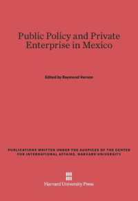 Public Policy and Private Enterprise in Mexico (Publications Written under the Auspices of the Center for International Affairs, Harvard University)