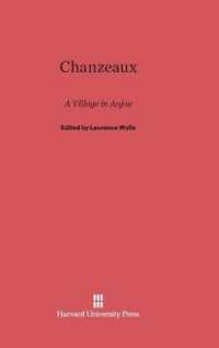 Chanzeaux : A Village in Anjou （Reprint 2014）