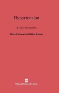 Hypertension : A Policy Perspective （Reprint 2014）