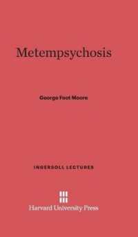 Metempsychosis (Ingersoll Lectures)