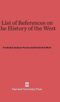 List of References on the History of the West : Revised Edition