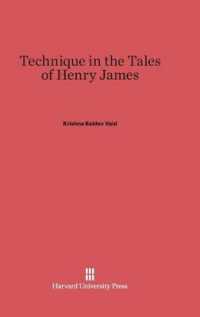 Technique in the Tales of Henry James