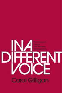 In a Different Voice : Psychological Theory and Women's