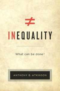 『２１世紀の不平等』（原書）<br>Inequality : What Can Be Done?