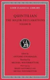 The Major Declamations, Volume III (Loeb Classical Library)