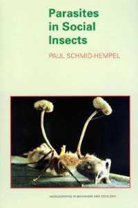 Parasites in Social Insects (Monographs in Behavior and Ecology)