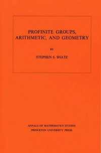Profinite Groups, Arithmetic, and Geometry. (AM-67), Volume 67 (Annals of Mathematics Studies)