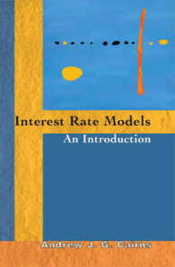 金利モデル入門<br>Interest Rate Models : An Introduction
