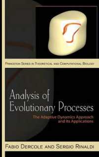 Analysis of Evolutionary Processes : The Adaptive Dynamics Approach and Its Applications (Princeton Series in Theoretical and Computational Biology)