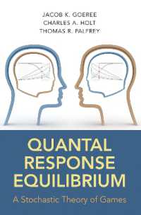 Quantal Response Equilibrium : A Stochastic Theory of Games