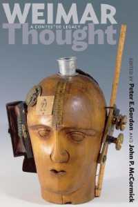 Weimar Thought : A Contested Legacy