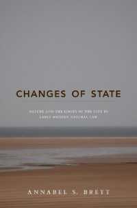 Changes of State : Nature and the Limits of the City in Early Modern Natural Law