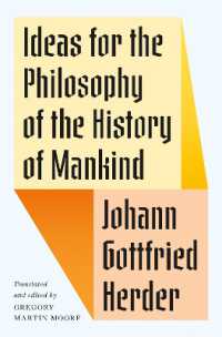 ヘルダー『人類歴史哲学考』（英訳）<br>Ideas for the Philosophy of the History of Mankind