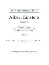 アインシュタイン文書第１３巻：書簡集1922-1923年<br>The Collected Papers of Albert Einstein, Volume 13 : The Berlin Years: Writings & Correspondence, January 1922 - March 1923 (English Translation Supplement) (Collected Papers of Albert Einstein)