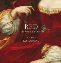 ミシェル・パストゥロー著／赤の歴史（英訳）<br>Red : The History of a Color