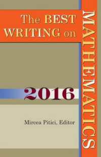 ベスト数学エッセイ集2016<br>The Best Writing on Mathematics 2016 (The Best Writing on Mathematics)