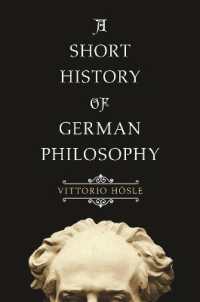 ドイツ哲学小史（英訳）<br>A Short History of German Philosophy