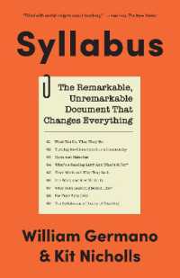 シラバスから教育を変える<br>Syllabus : The Remarkable, Unremarkable Document That Changes Everything (Skills for Scholars)