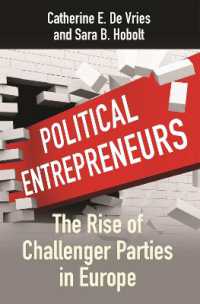 政治における起業家精神：欧州にみる新党の台頭<br>Political Entrepreneurs : The Rise of Challenger Parties in Europe